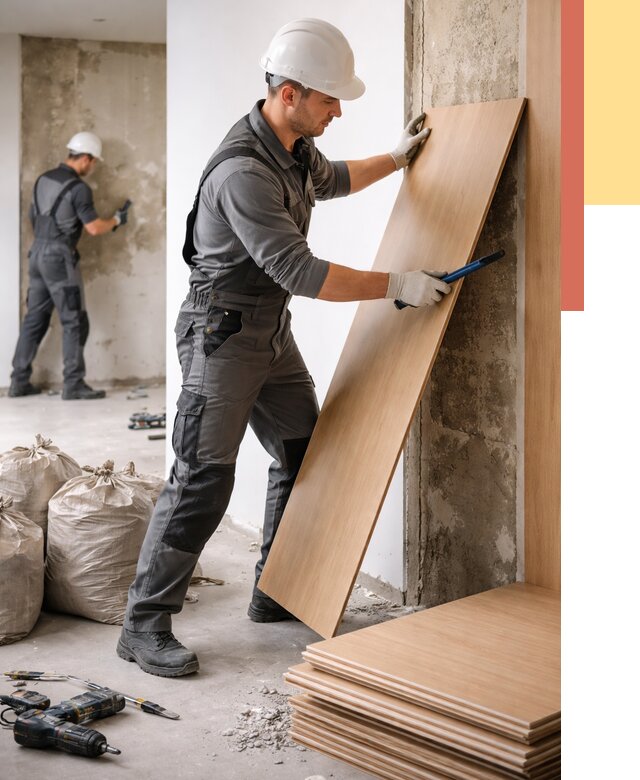 Демонтаж стеновых панелей в Видном от 3623 руб. за м² быстро и недорого | ОТДЕЛОЧНИК-Вдн