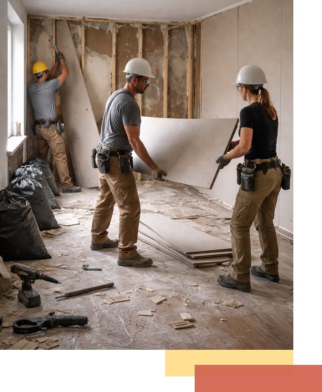 Демонтаж стеновых панелей в Видном быстро и аккуратно