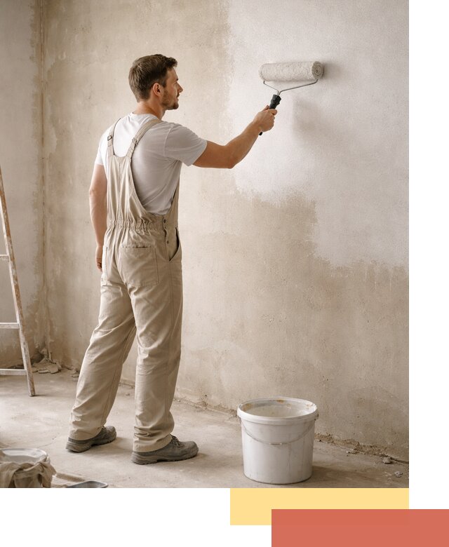 Грунтовка стен под отделку в Видном профессиональным раствором