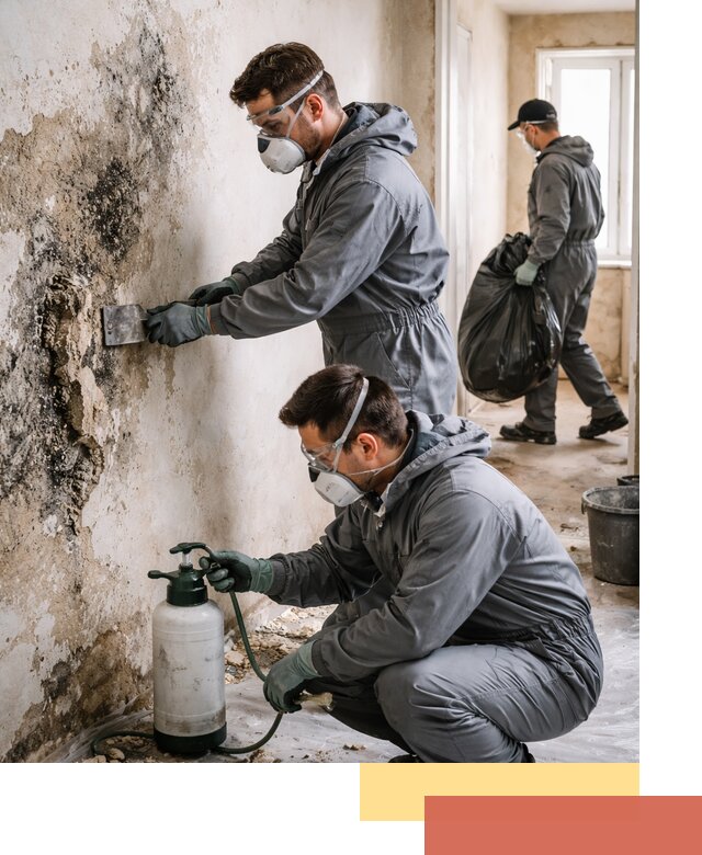 Удаление плесени со стен профессионально в Видном