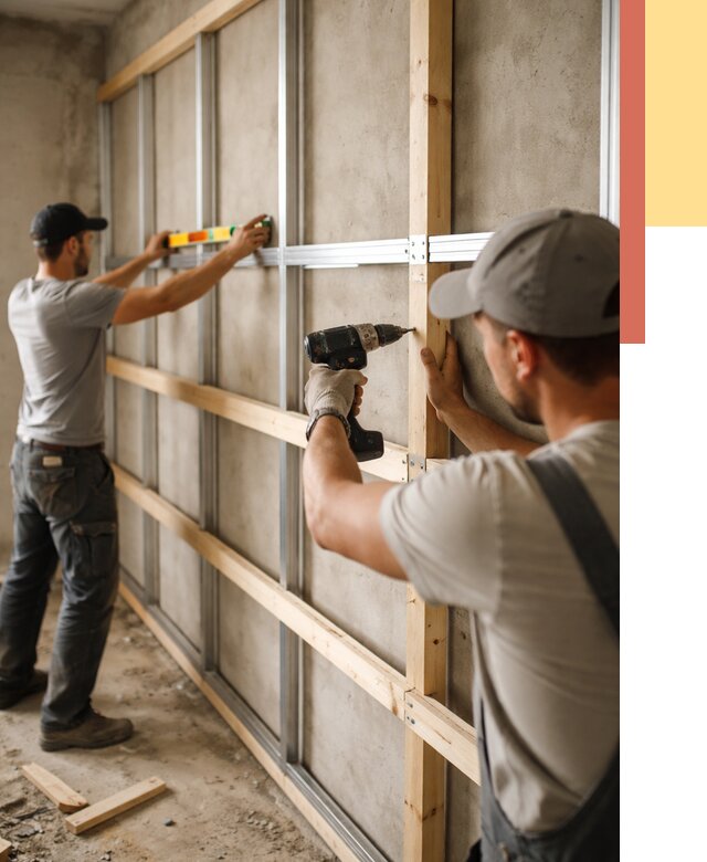 Устройство обрешетки под панели в Видном от 2174 руб. — монтаж под ключ | ОТДЕЛОЧНИК-Вдн