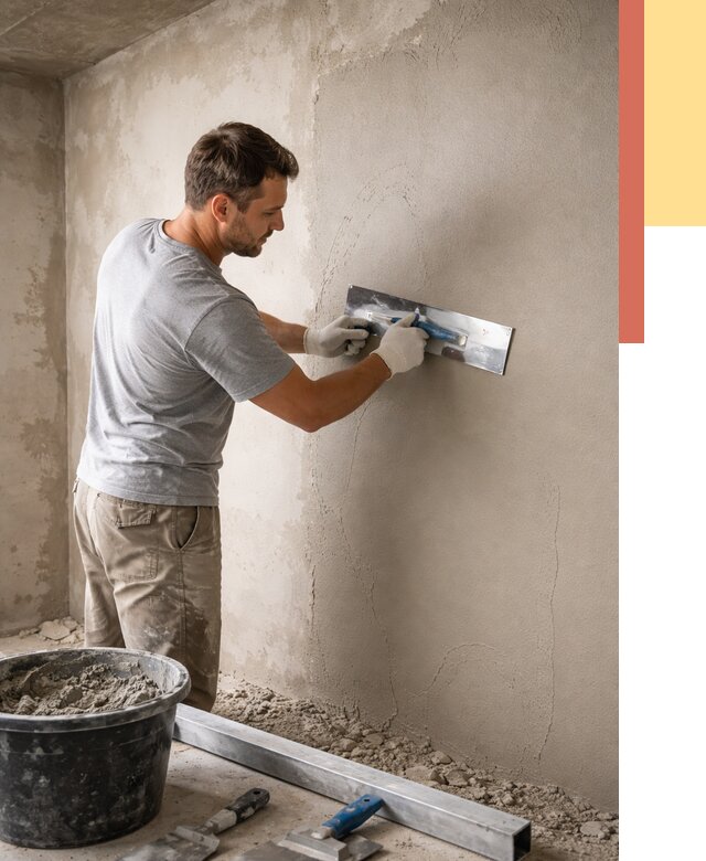 Штукатурка стен без маяков в Видном от 7452 руб/м2 — услуги и цена | ОТДЕЛОЧНИК-Вдн