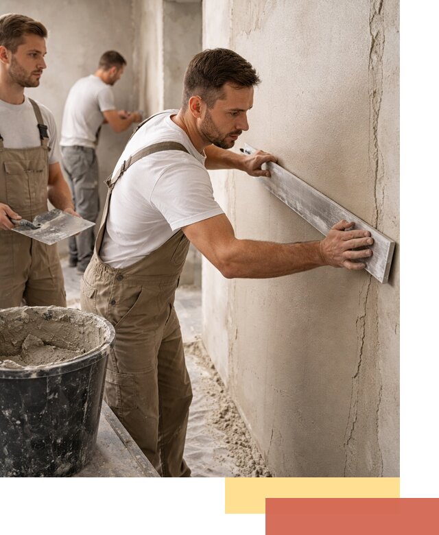 Штукатурка стен без маяков в Видном быстро и качественно