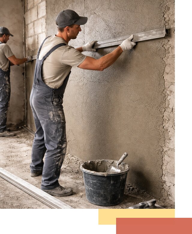 Штукатурка стен цементно-песчаная в Видном профессионально