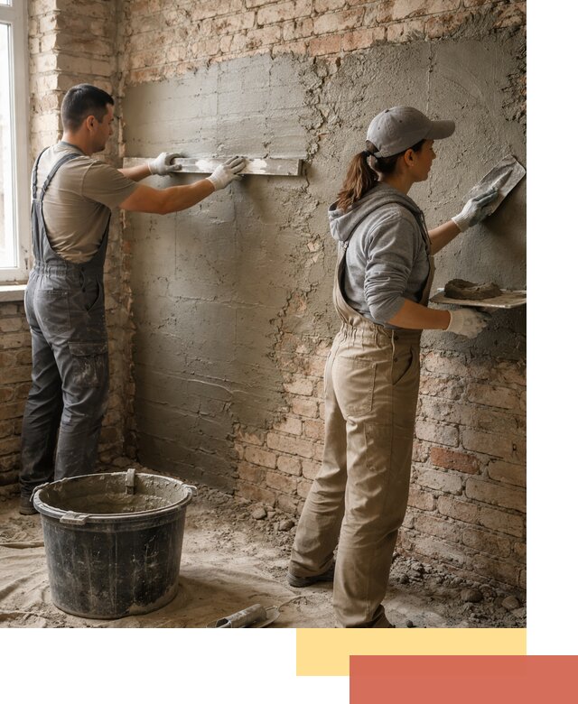 Штукатурка кирпичных стен в Видном — качественно и надежно