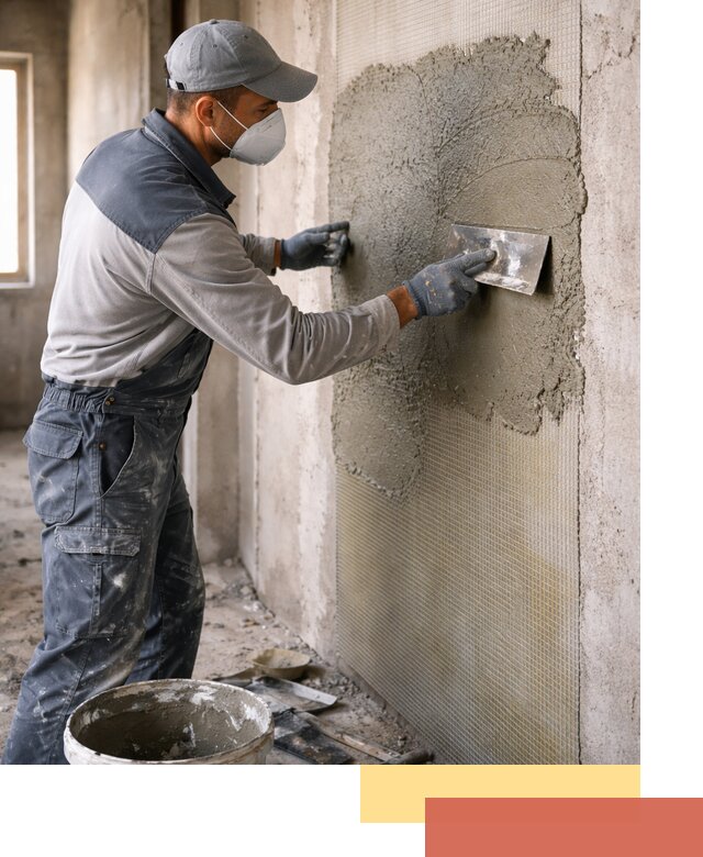 Штукатурка стен по сетке в Видном под ключ качественно и быстро