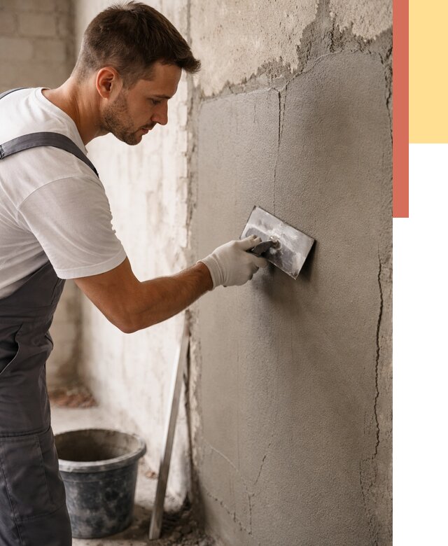 Штукатурка стен под плитку в Видном от 4347 руб./м2 — выравнивание под плитку | ОТДЕЛОЧНИК-Вдн