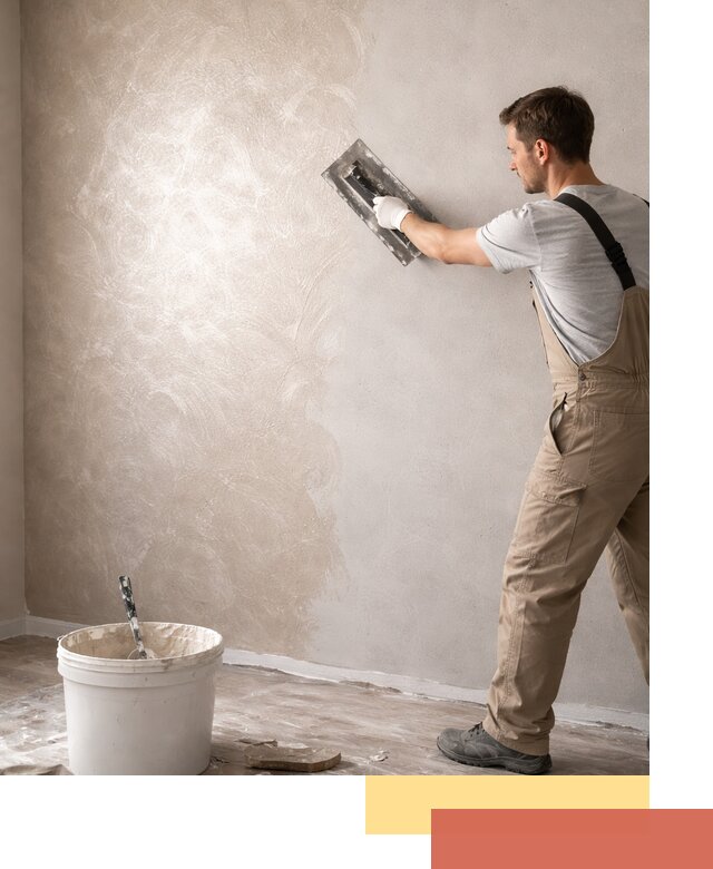 Декоративная штукатурка «Мокрый шелк» под ключ в Видном