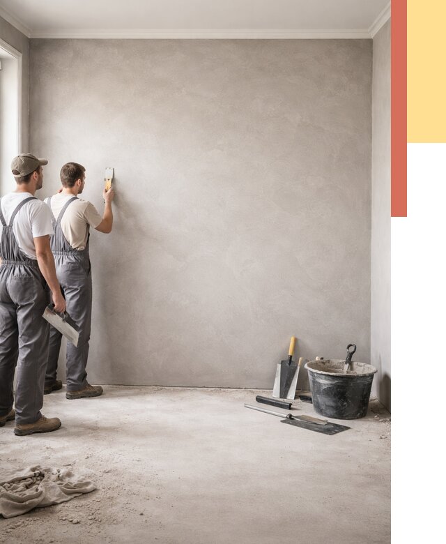 Микробетон на стены в Видном от 1294 руб. — нанесение и отделка | ОТДЕЛОЧНИК-Вдн