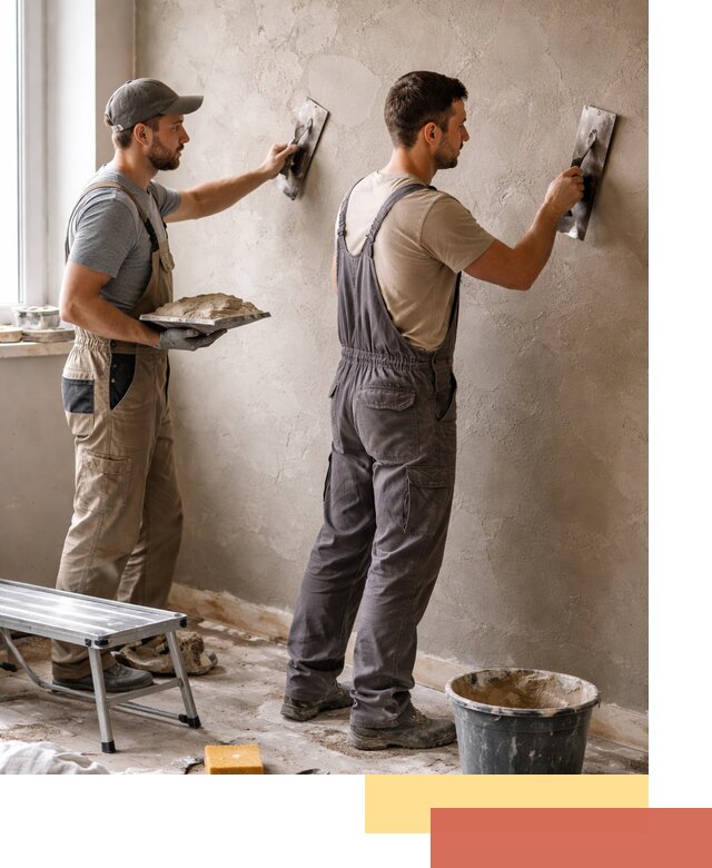 Ремонт декоративной штукатурки и восстановление фактуры в Видном