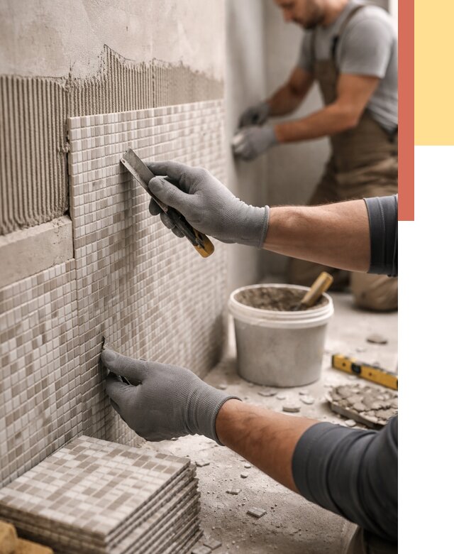 Облицовка стен мозаикой в Видном от 3312 руб/м2 — укладка мозаики на стены | ОТДЕЛОЧНИК-Вдн