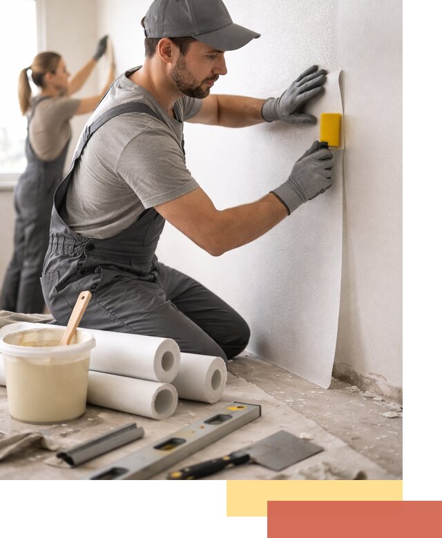 Поклейка стеклообоев профессионально в Видном