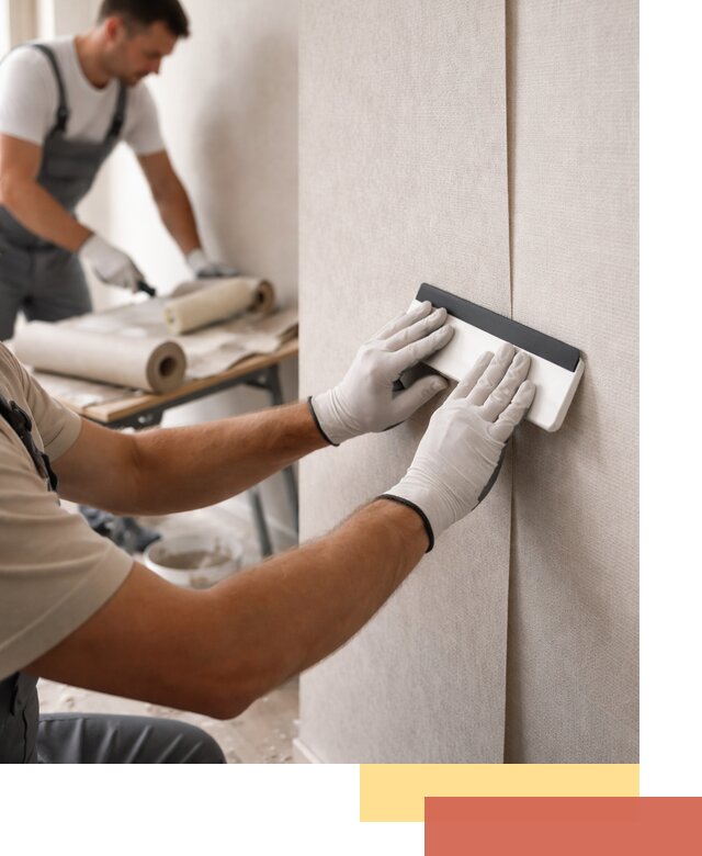 Поклейка обоев под покраску в Видном профессионально и быстро