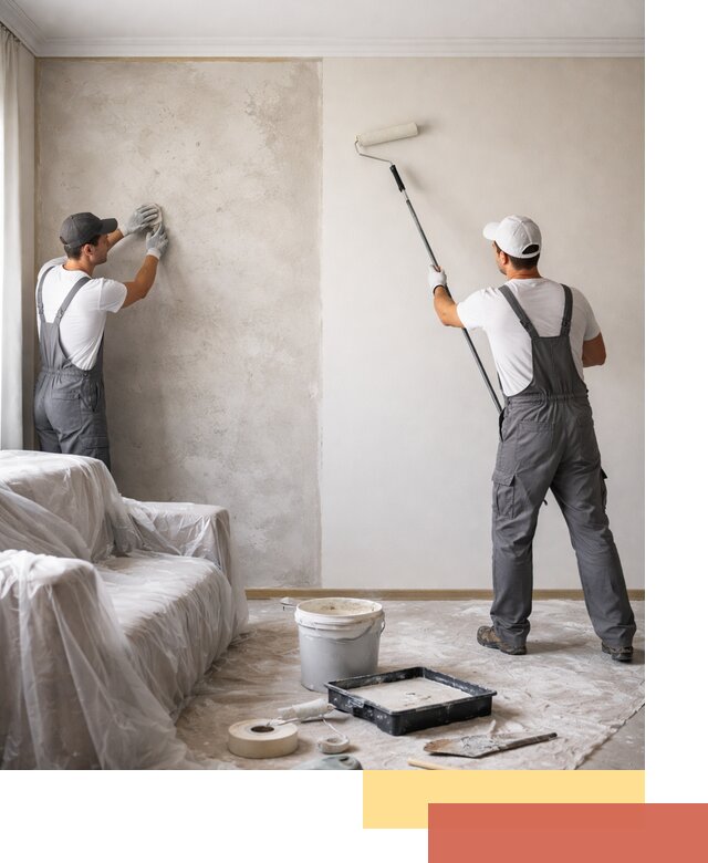 Покраска стен антивандальной краской в Видном