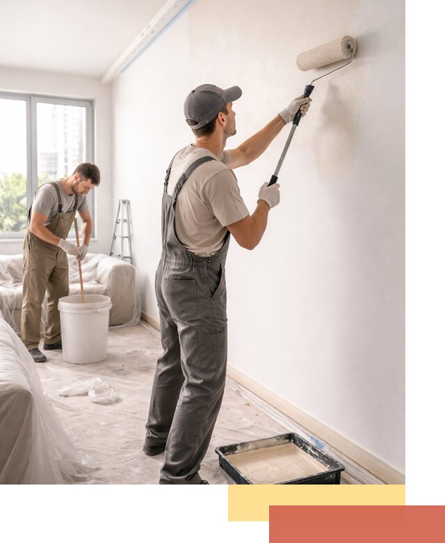 Покраска стен в офисе в Видном — быстрый и качественный ремонт