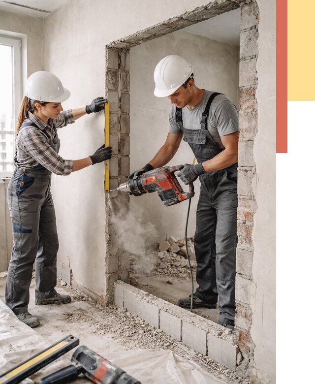 Создание проемов в стенах в Видном от 6728 руб. — алмазная резка и расширение | ОТДЕЛОЧНИК-Вдн