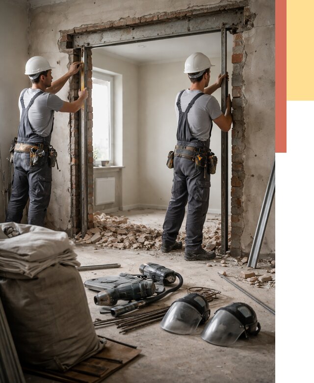 Расширение дверного проема в Видном от 12938 руб. под ключ | ОТДЕЛОЧНИК-Вдн