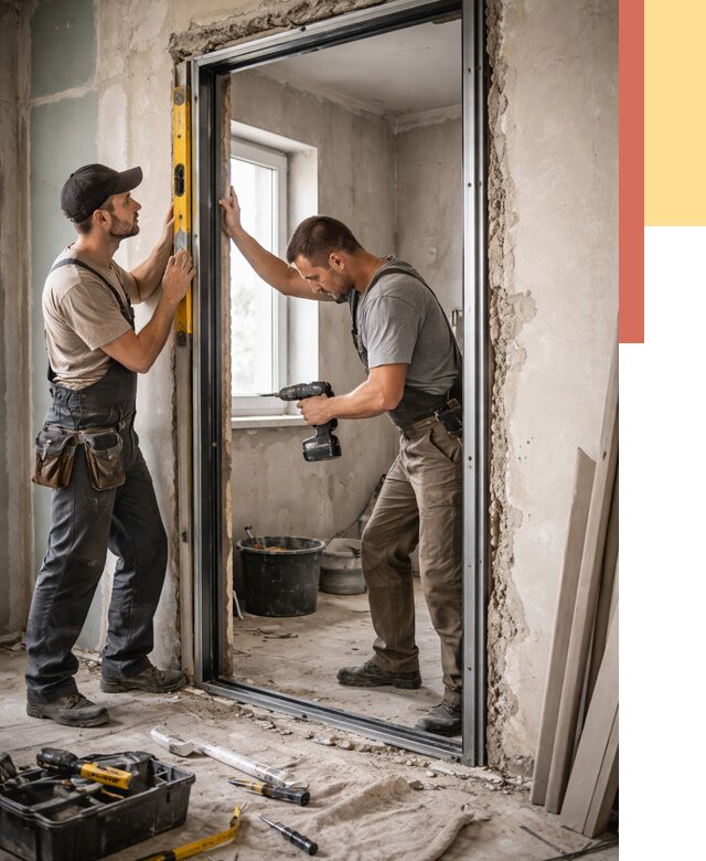 Закладка дверного проема в Видном от 3623 руб. — быстро и недорого | ОТДЕЛОЧНИК-Вдн