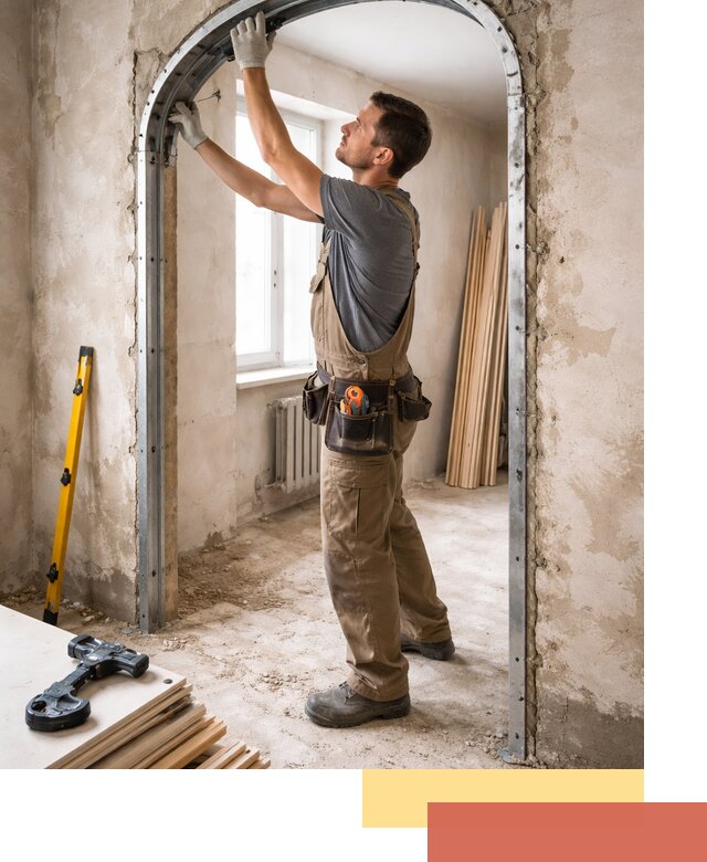 Устройство арочного проема в Видном под ключ