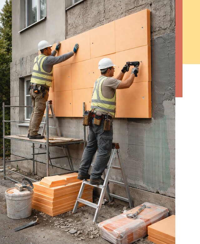 Утепление стен пеноплексом в Видном от 1915 руб./м2 — быстро и недорого | ОТДЕЛОЧНИК-Вдн