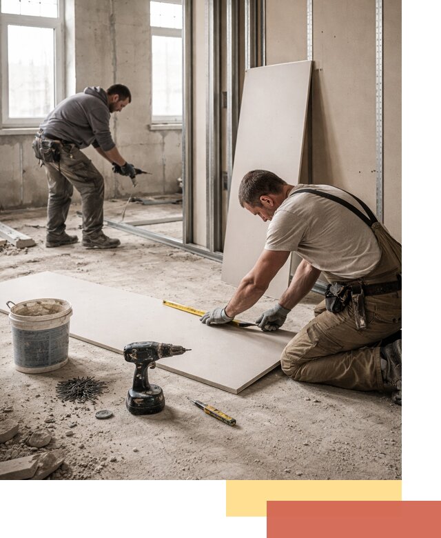 Кладка перегородок из ПГП под ключ в Видном