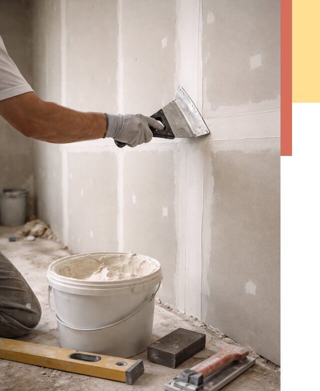 Шпаклевка перегородок из гипсокартона в Видном от 2588 руб. — услуги ОТДЕЛОЧНИК-Вдн