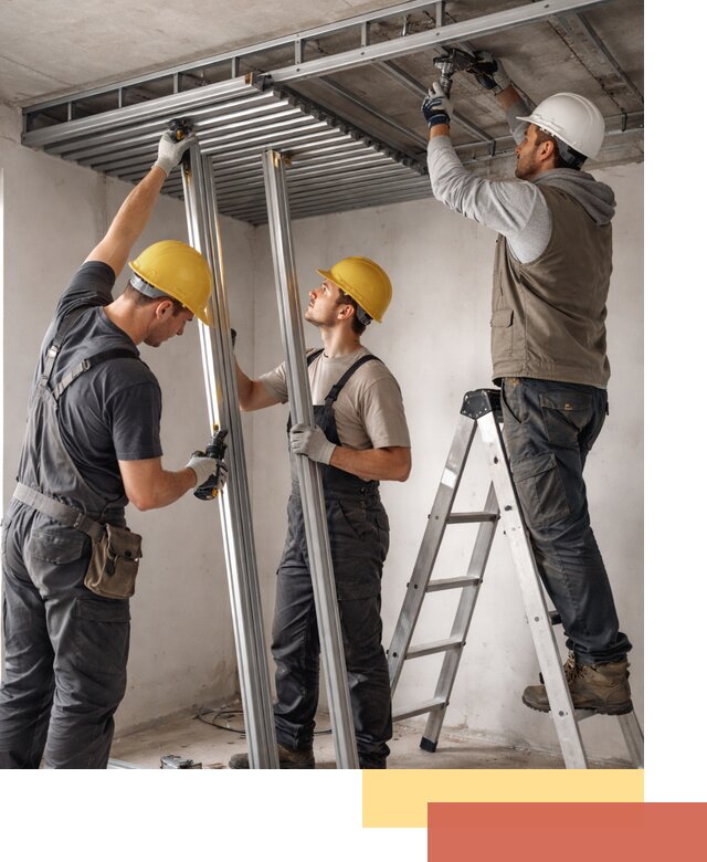 Монтаж реечного потолка под ключ в Видном