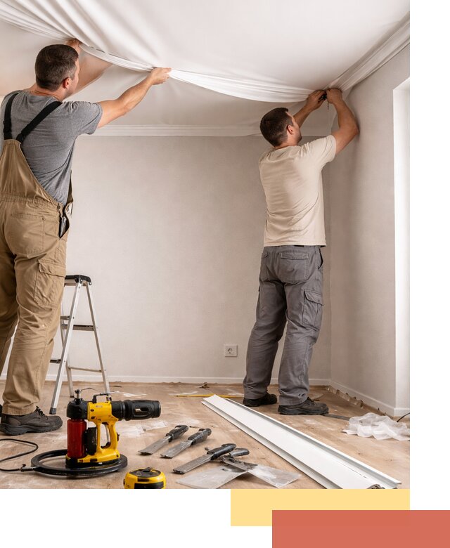 Монтаж ПВХ натяжного потолка в Видном качественно и быстро