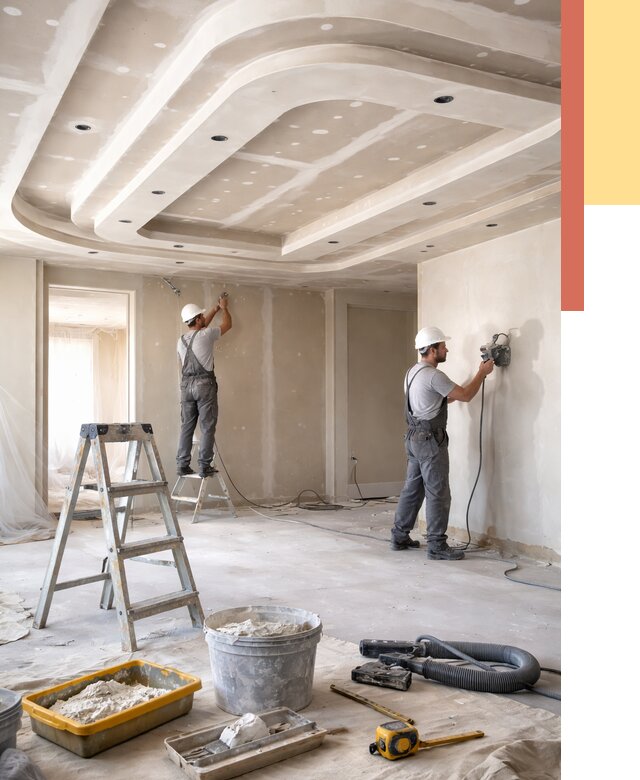 Многоуровневый потолок из гипсокартона в Видном от 776 руб. под ключ | ОТДЕЛОЧНИК-Вдн