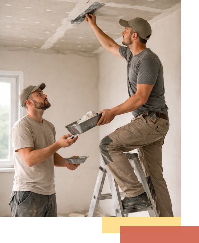 Шпаклевка потолка из гипсокартона в Видном качественно и быстро