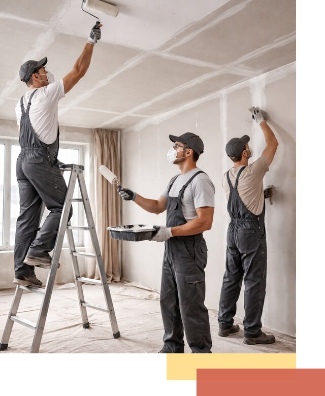 Покраска потолка из гипсокартона в Видном качественно и недорого