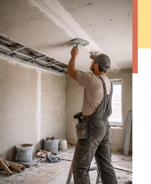 Ремонт потолка из гипсокартона в Видном от 673 руб./м² — быстро и недорого | ОТДЕЛОЧНИК-Вдн