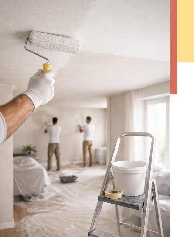 Покраска потолка акриловой краской в Видном от 2588 руб. | ОТДЕЛОЧНИК-Вдн