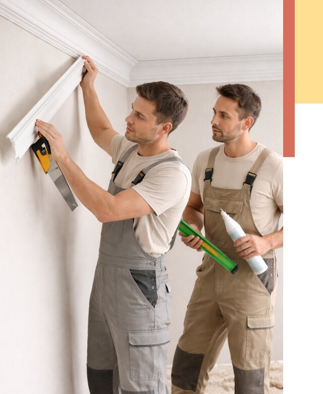Монтаж потолочного плинтуса в Видном от 2381 руб. — быстро и недорого | ОТДЕЛОЧНИК-Вдн