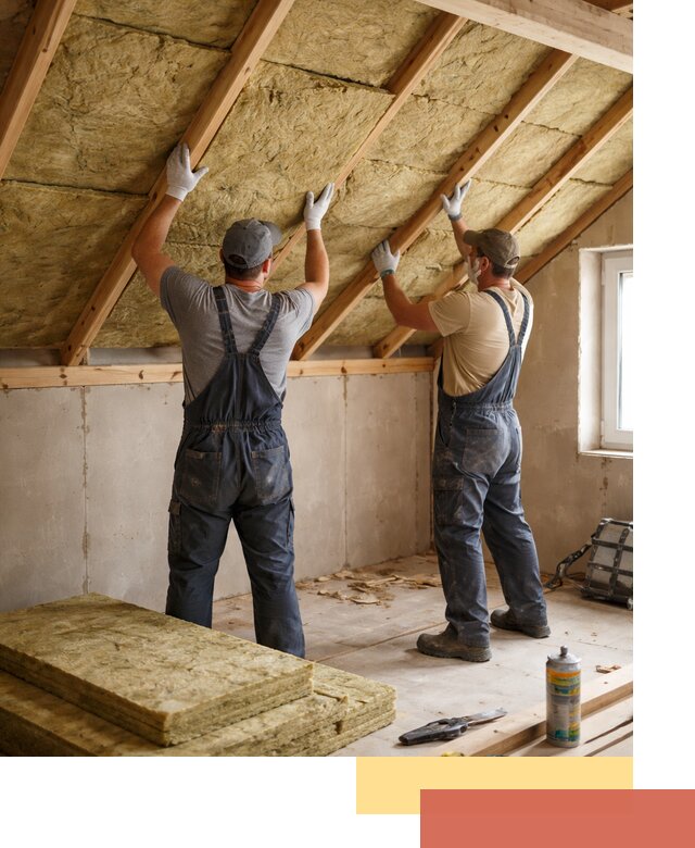 Утепление потолка минеральной ватой в Видном