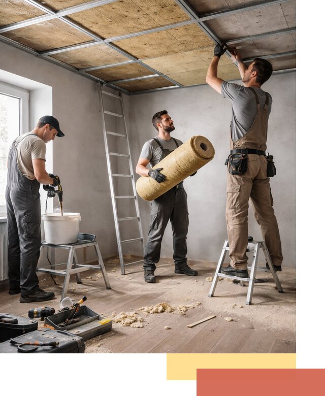 Шумоизоляция потолка в Видном: профессиональный монтаж и отделка